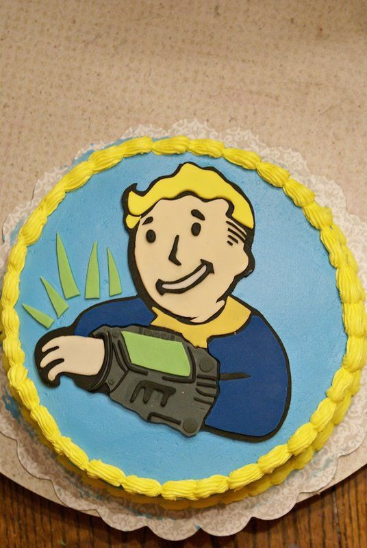 Fallout Birthday Cake
 Fallout cake Cakes Pinterest