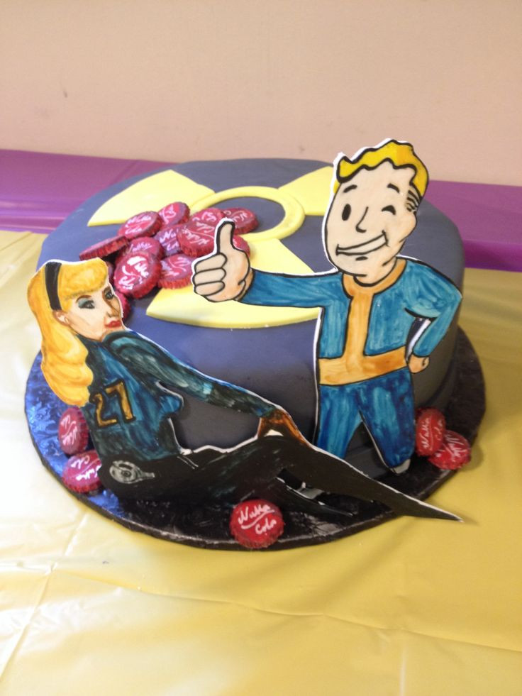 Fallout Birthday Cake
 15 best images about Fallout Cake on Pinterest