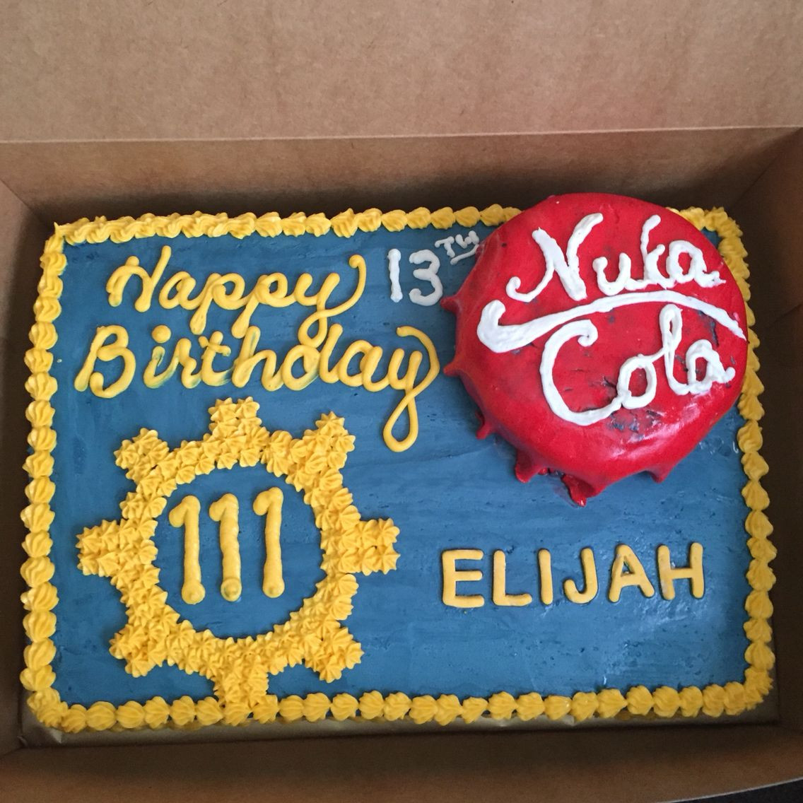 Fallout Birthday Cake
 Fallout cake