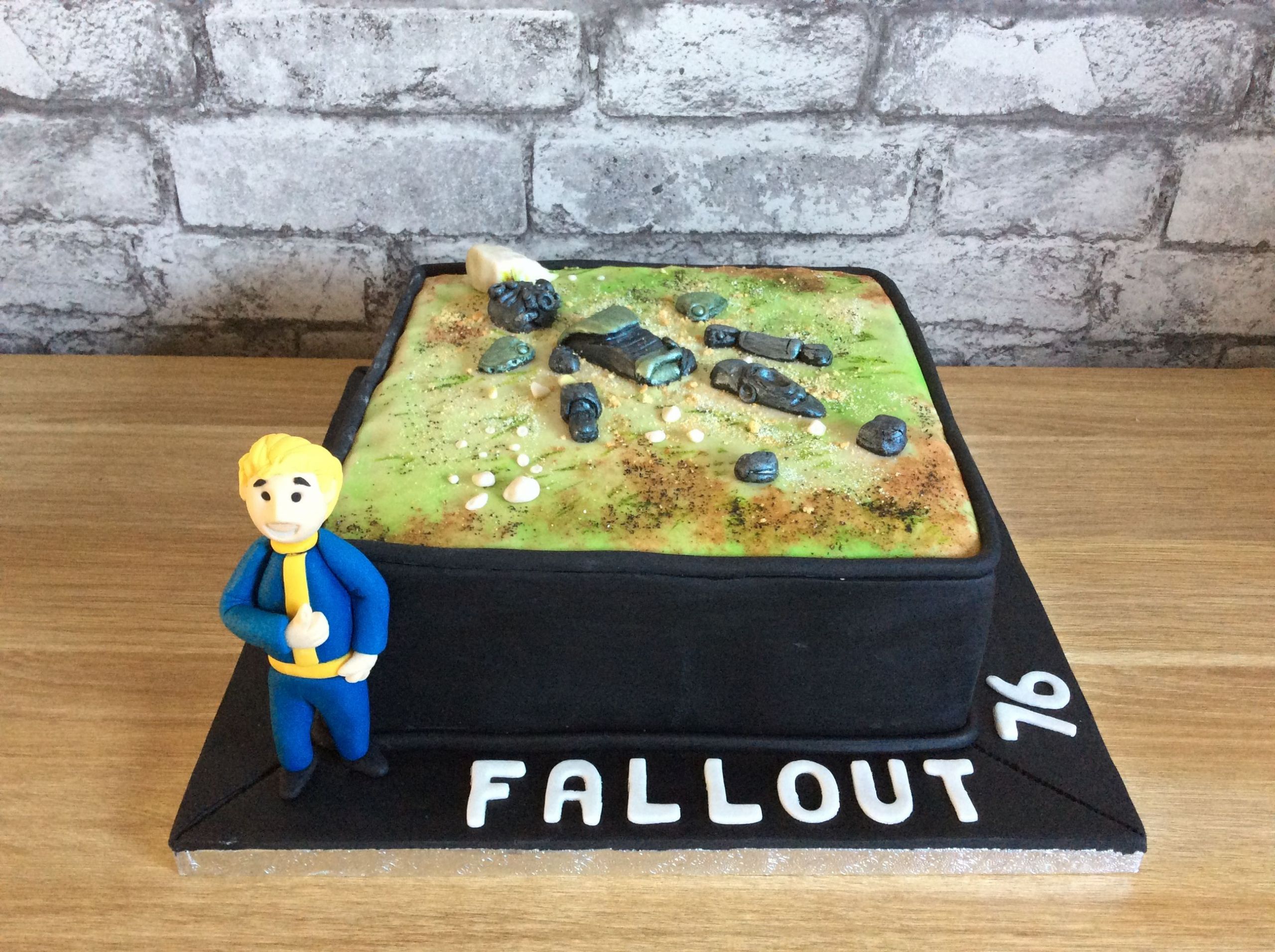 Fallout Birthday Cake
 Fallout 76 themed birthday cake x