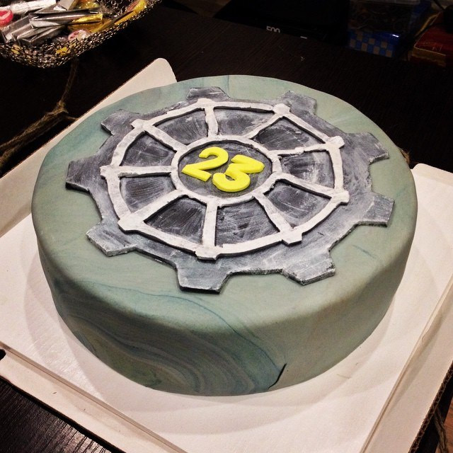 Fallout Birthday Cake
 Yesterday was my birthday 23 years This is cake my gf