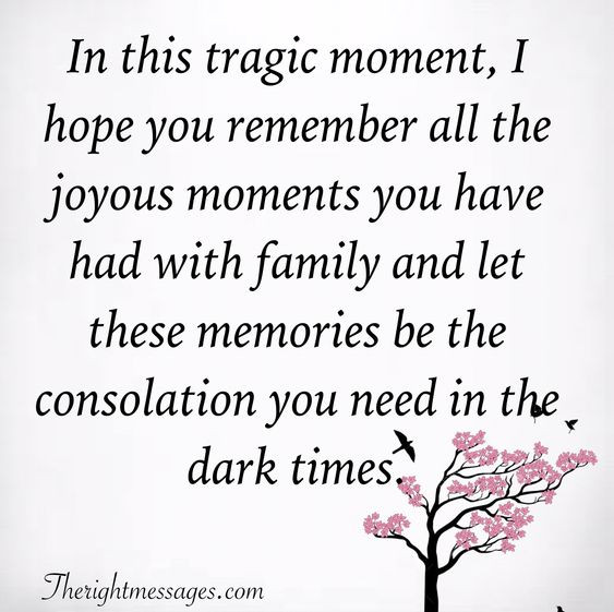 Family Death Quotes
 Sympathy & Condolence Quotes for Loss