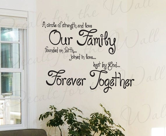 Family Faith Quotes
 A Circle Strength and Love Our Family Faith Inspirational