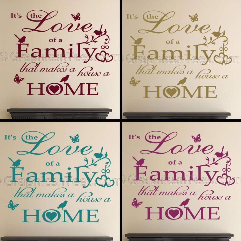 Family Inspirational Quotes
 Love of Family Makes a House a Home Inspirational Family
