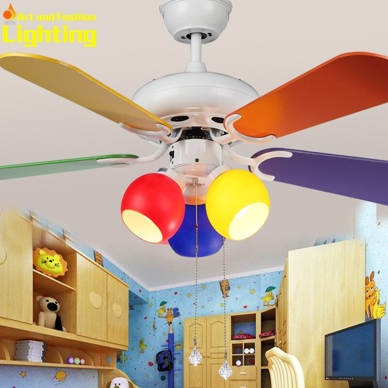 Fan For Kids Room
 Aliexpress Buy Colorful Children Kids room Ceiling