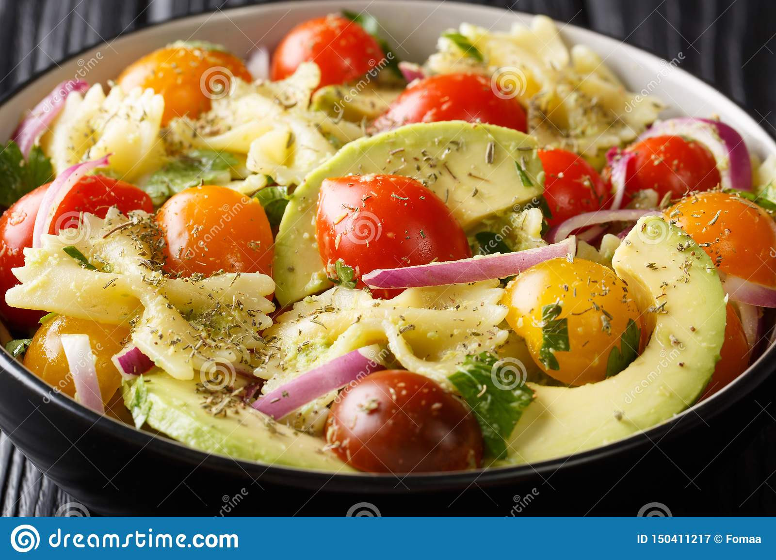 Farfalle Pasta Salad Recipes
 Farfalle Pasta Salad Recipe With Ripe Avocado ions And