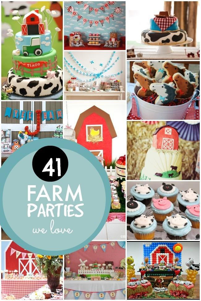 Farm Themed Birthday Party Ideas
 41 Farm Themed Birthday Party Ideas Spaceships and Laser