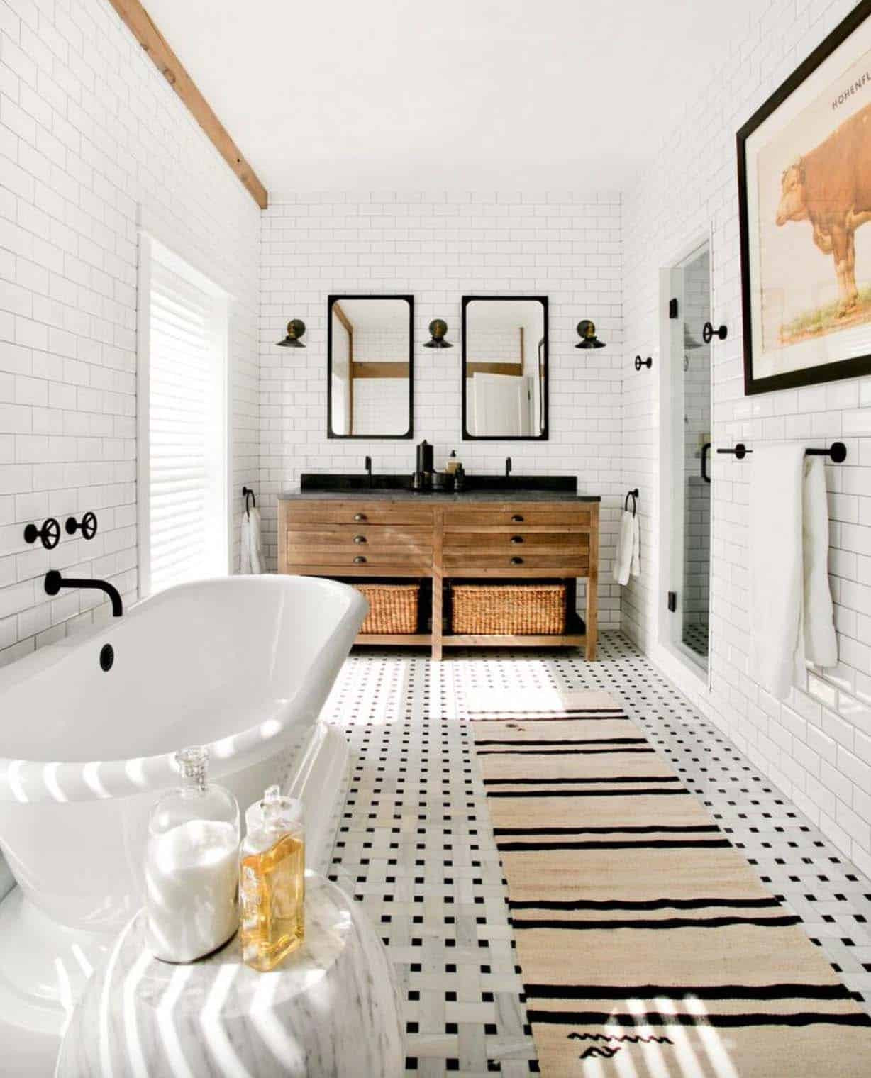 Farmhouse Bathroom Designs
 21 Gorgeous farmhouse style bathrooms you will love
