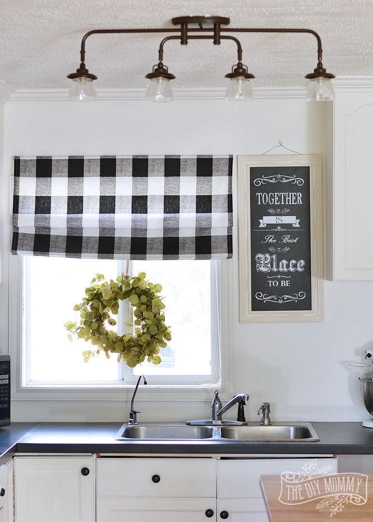 Farmhouse Kitchen Curtains
 Our Guest Cottage Kitchen Bud Friendly Country