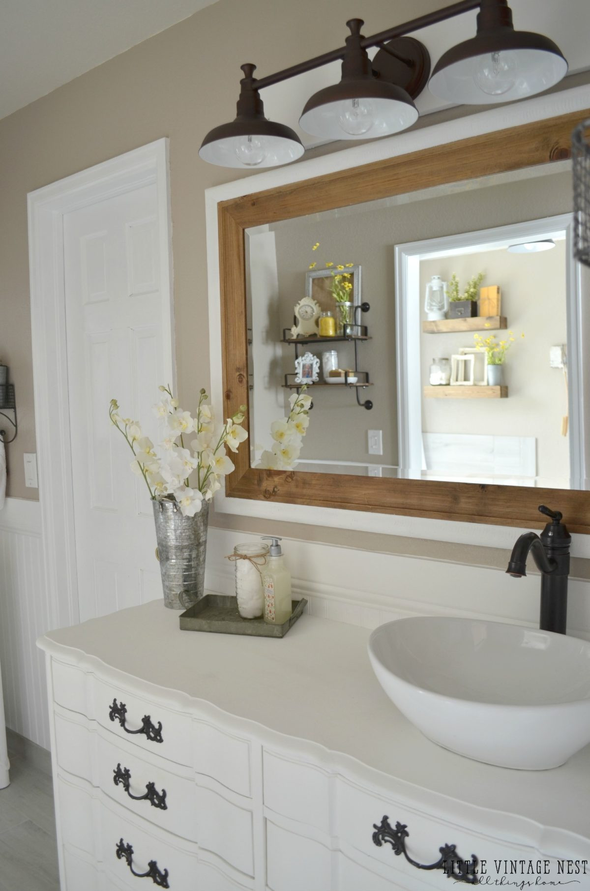 Farmhouse Master Bathroom Ideas
 Farmhouse Master Bathroom Reveal Little Vintage Nest