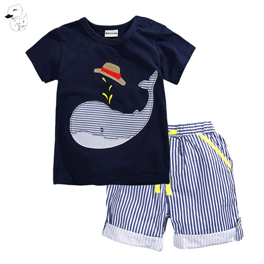 Fashion Baby Clothes
 BINIDUCKLING 2017 New Summer Kids Clothes Children