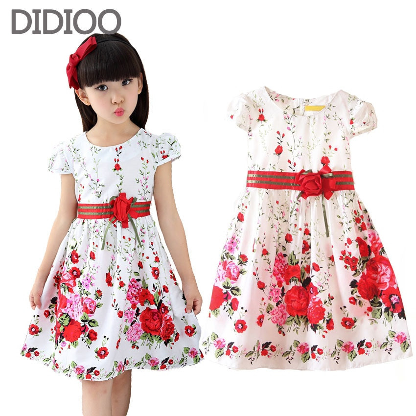 Fashion Clothes For Kids
 Kids dresses for girls clothing 2016 summer style floral