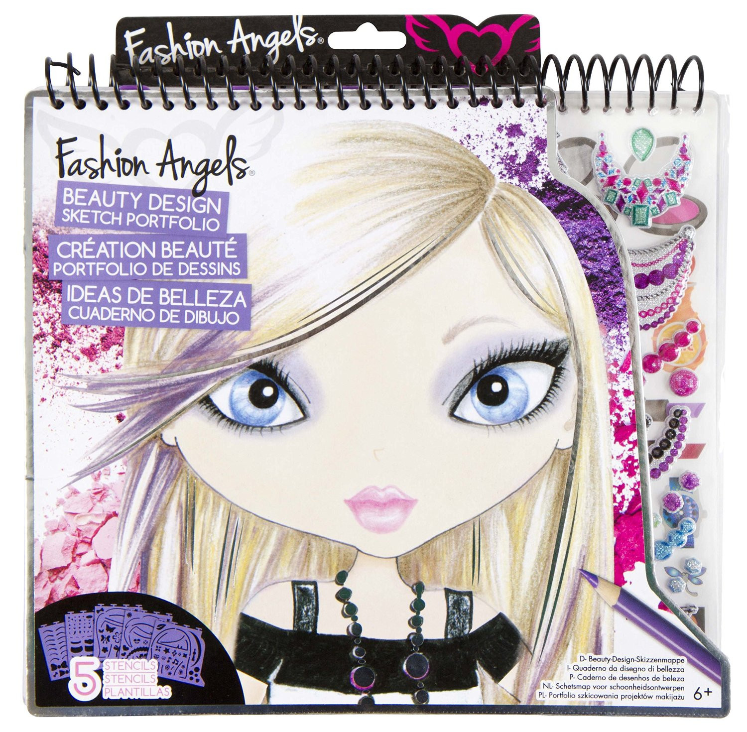 Fashion Design Book For Kids
 Fashion Angels Make Up Portfolio $5 55 Free Shipping