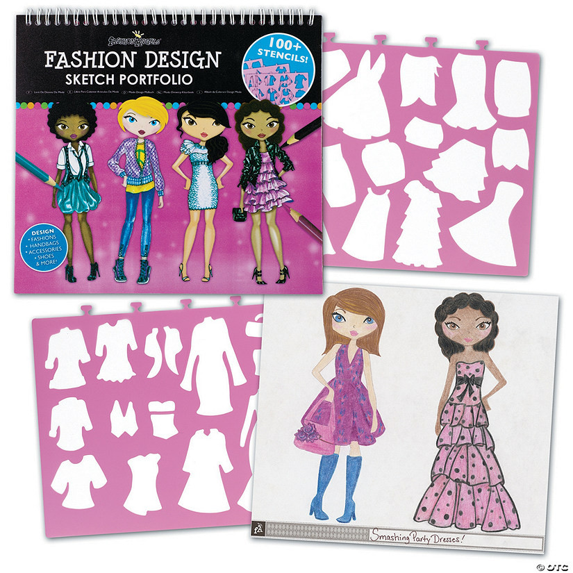 Fashion Design Books For Kids
 Fashion Angels Fashion Design Sketch Portfolio with
