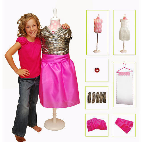 Fashion Design Kit For Kids
 Shailie Starter Fashion Designer Dress Form Starter Kit