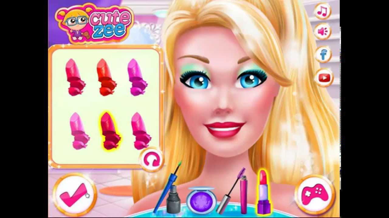 Fashion Games For Kids
 Super Barbie Hair And Makeup Game for girls barbie games