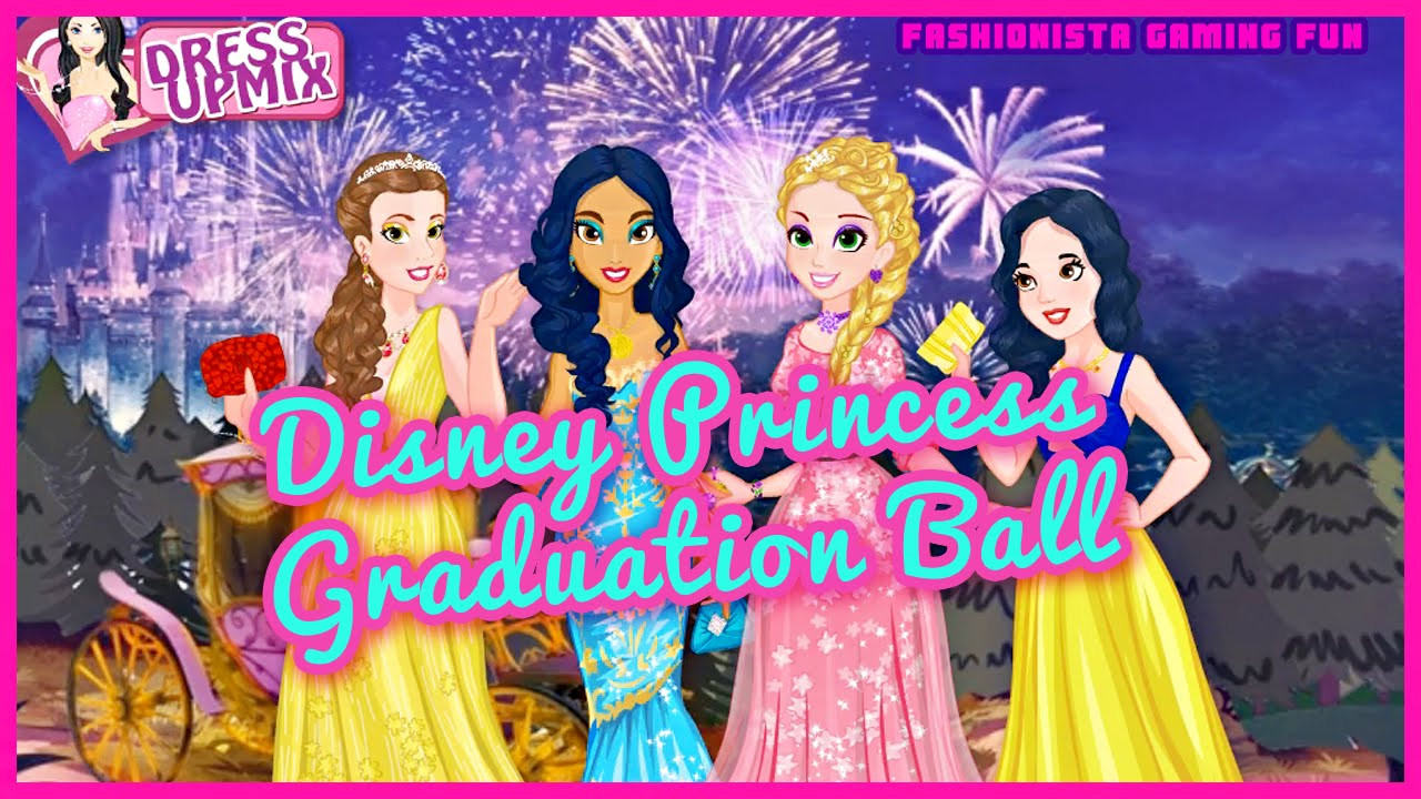 Fashion Games For Kids
 Disney Princess Graduation Ball Fun line Fashion Games
