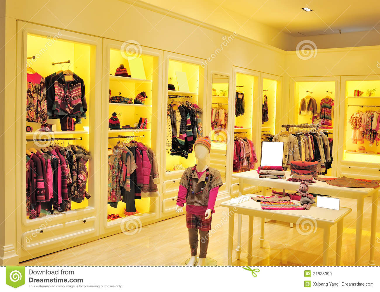 Fashion Kids Store
 Children s Fashion Clothing Store Royalty Free Stock