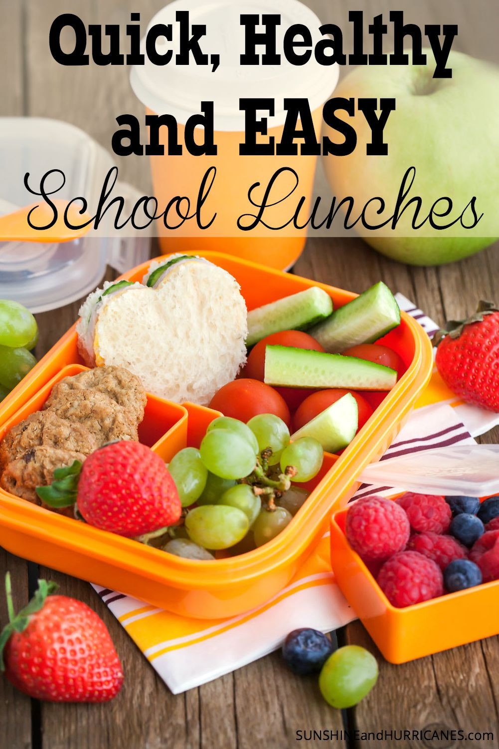 Fast Healthy Lunches
 Healthy Quick and Easy School Lunches