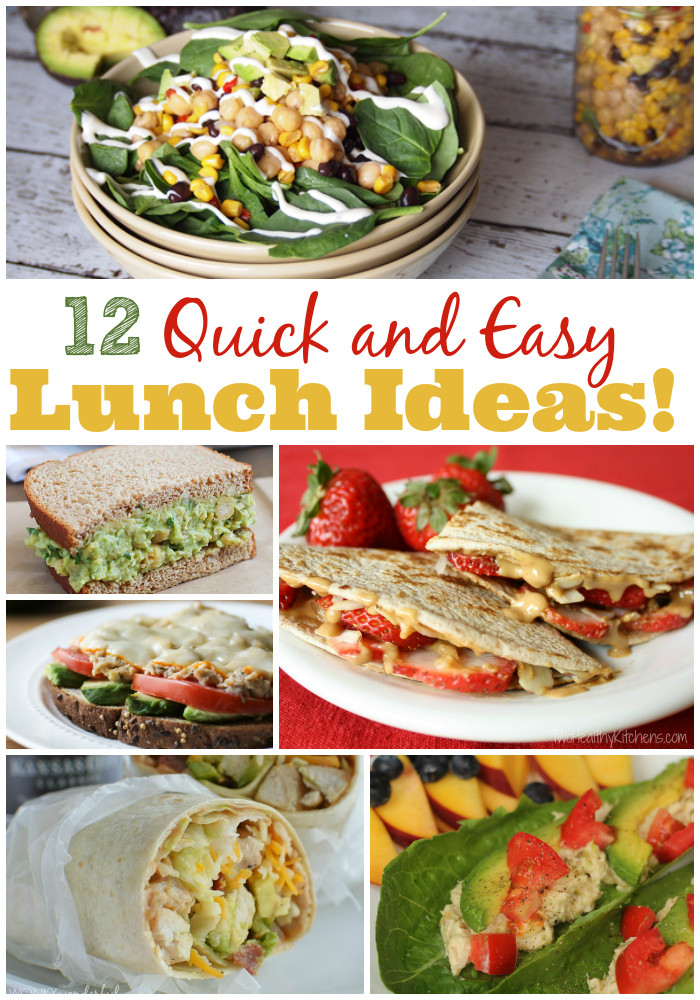 Fast Healthy Lunches
 Quick and Easy Lunch Ideas The Weary Chef