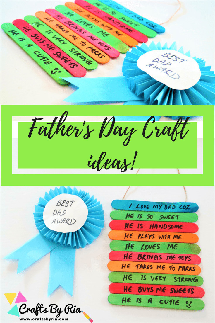 Father'S Day Craft Ideas For Kids
 2 Easy Father s day craft ideas for kids