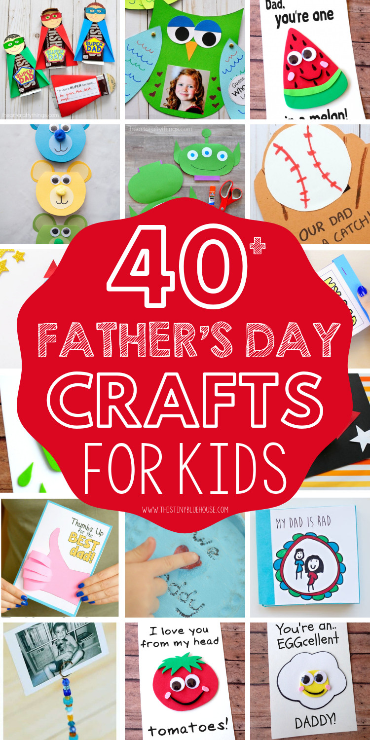 Father'S Day Craft Ideas For Kids
 40 Cute Father s Day Crafts For Kids This Tiny Blue House