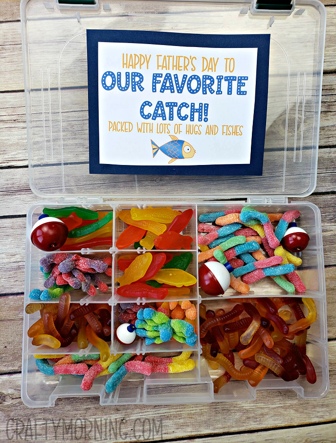 Father'S Day Fishing Gift Ideas
 Tackle Box Candy Father s Day Gift Crafty Morning