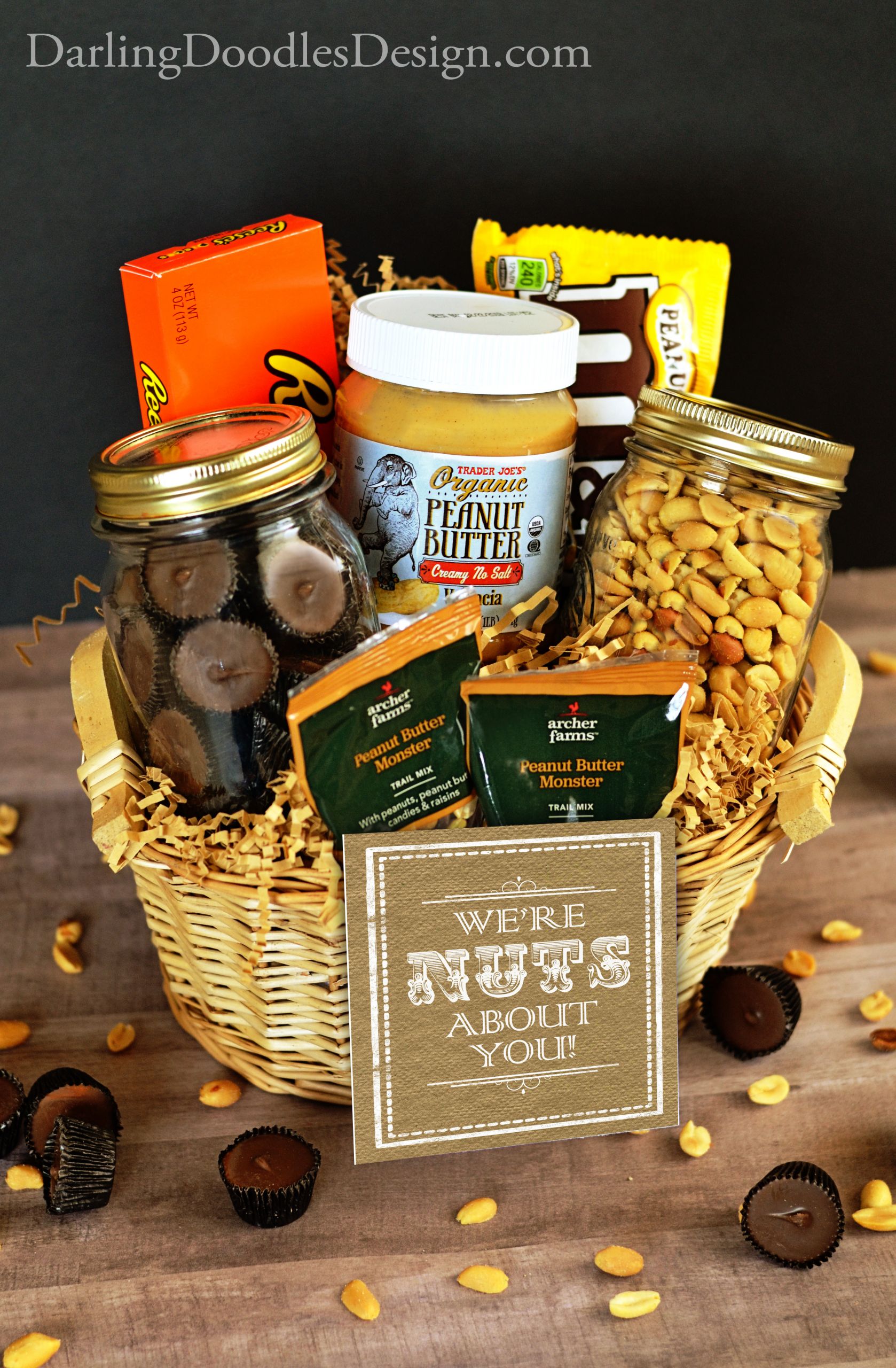 Father'S Day Gift Basket Ideas
 Nuts About You Father s Day Gift Basket Darling Doodles