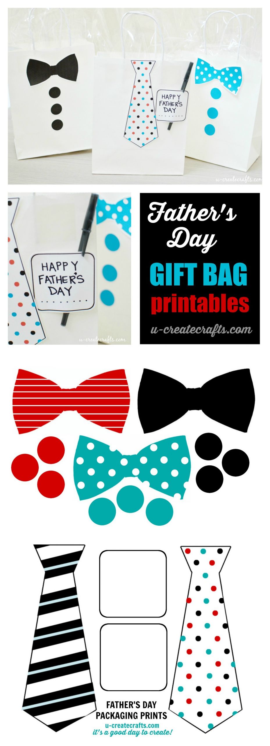 Father'S Day Gift Ideas From Baby
 Father s Day Gift Bag Printables U Create