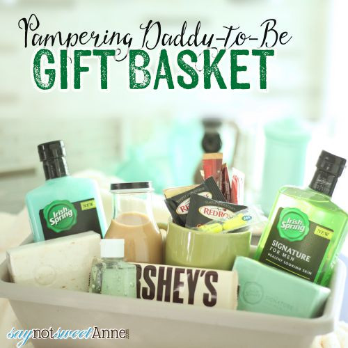 Fathers Day Gift Ideas For Soon To Be Dads
 Daddy To Be Basket Sweet Anne Designs