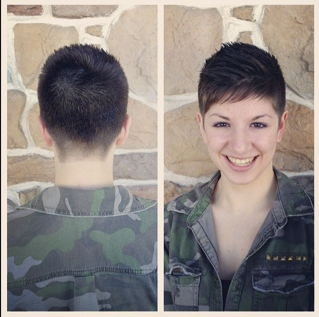 Female Army Hairstyles
 130 best Kort Kapsels 26 images on Pinterest