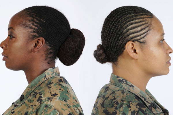Female Army Hairstyles
 Marine Corps Authorizes Twist and Lock Hairstyles for