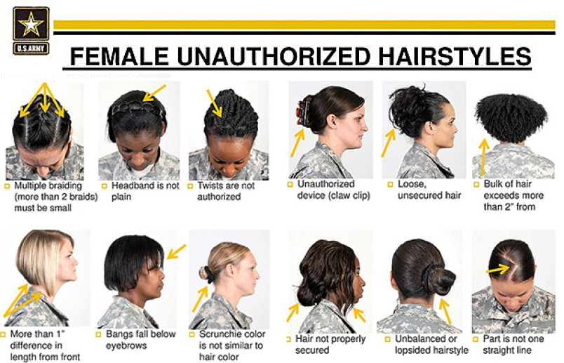 Female Army Hairstyles
 After outcry Hagel orders review of female hairstyle