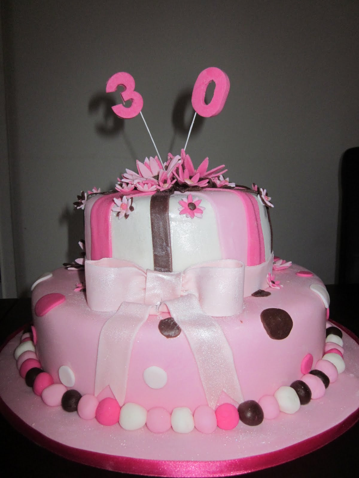 Female Birthday Cakes
 Deb s Cakes and Cupcakes Females 30th Birthday Cake