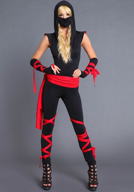 Female Ninja Costume DIY
 25 Effortlessly Frugal Last Minute Halloween Costumes
