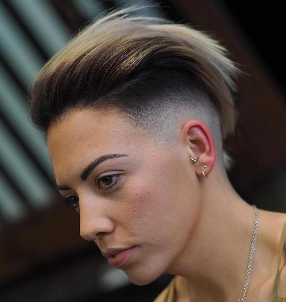 Female Shaved Haircuts
 20 Sassy and Chic Shaved Hairstyles for Women