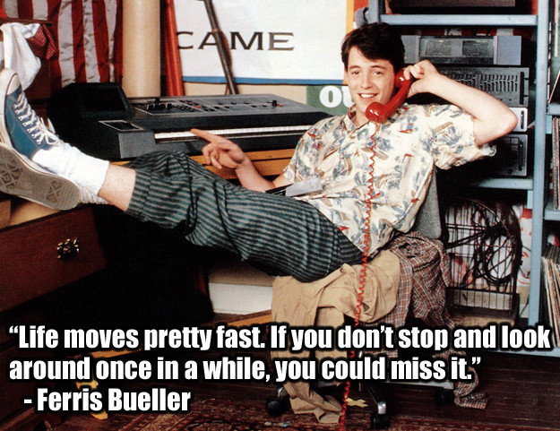 Ferris Bueller Life Quote
 Meaningful Quotes in Movies – Release the Mind