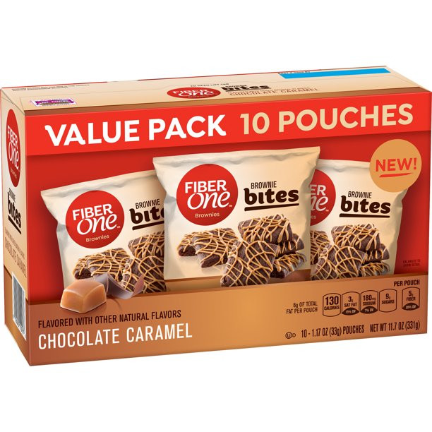 Fiber One Brownies Reviews
 Fiber e Chocolate Caramel Brownie Bites 10Ct Carton 11