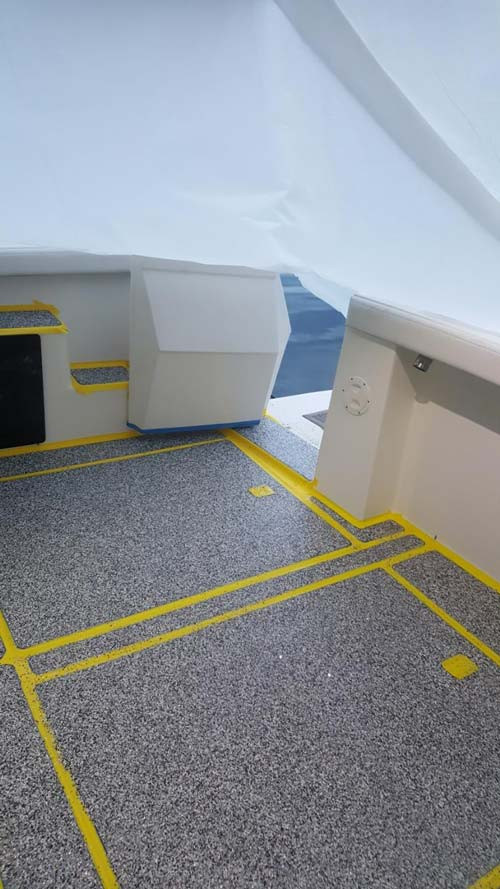Fiberglass Deck Paint
 Fiberglass Boat Deck Refinishing with Polyaspartic Coating