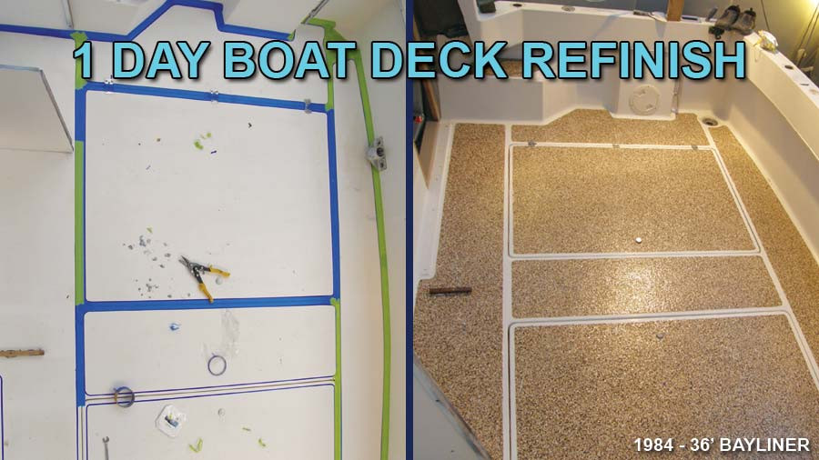 Fiberglass Deck Paint
 Fiberglass Boat Deck Refinishing with Polyaspartic Coating