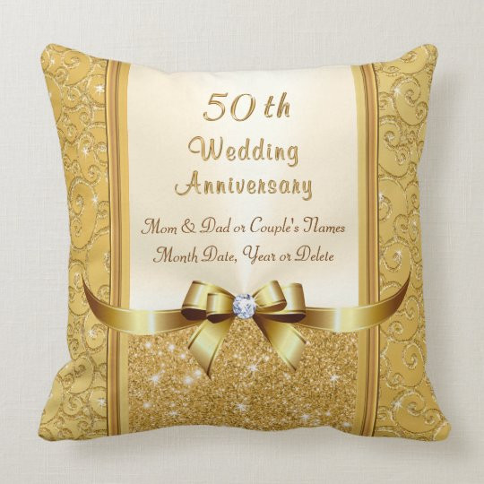 Fiftieth Wedding Anniversary Gift Ideas
 50th Wedding Anniversary Gift Ideas for Parents Throw