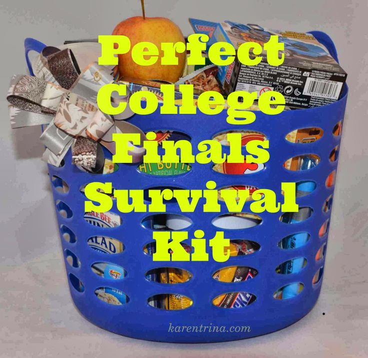 Finals Week Gift Basket Ideas
 college finals care package create perfect college finals