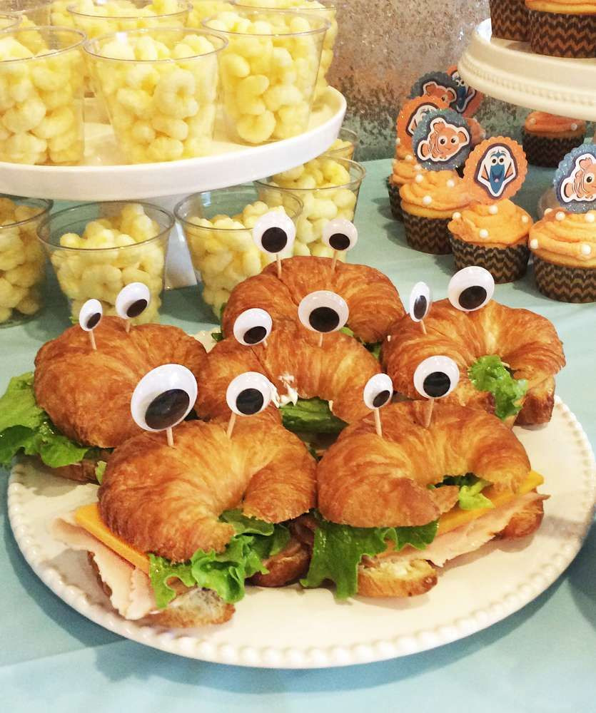 Finding Nemo Party Food Ideas
 Loving the party food at this Nemo Birthday party See