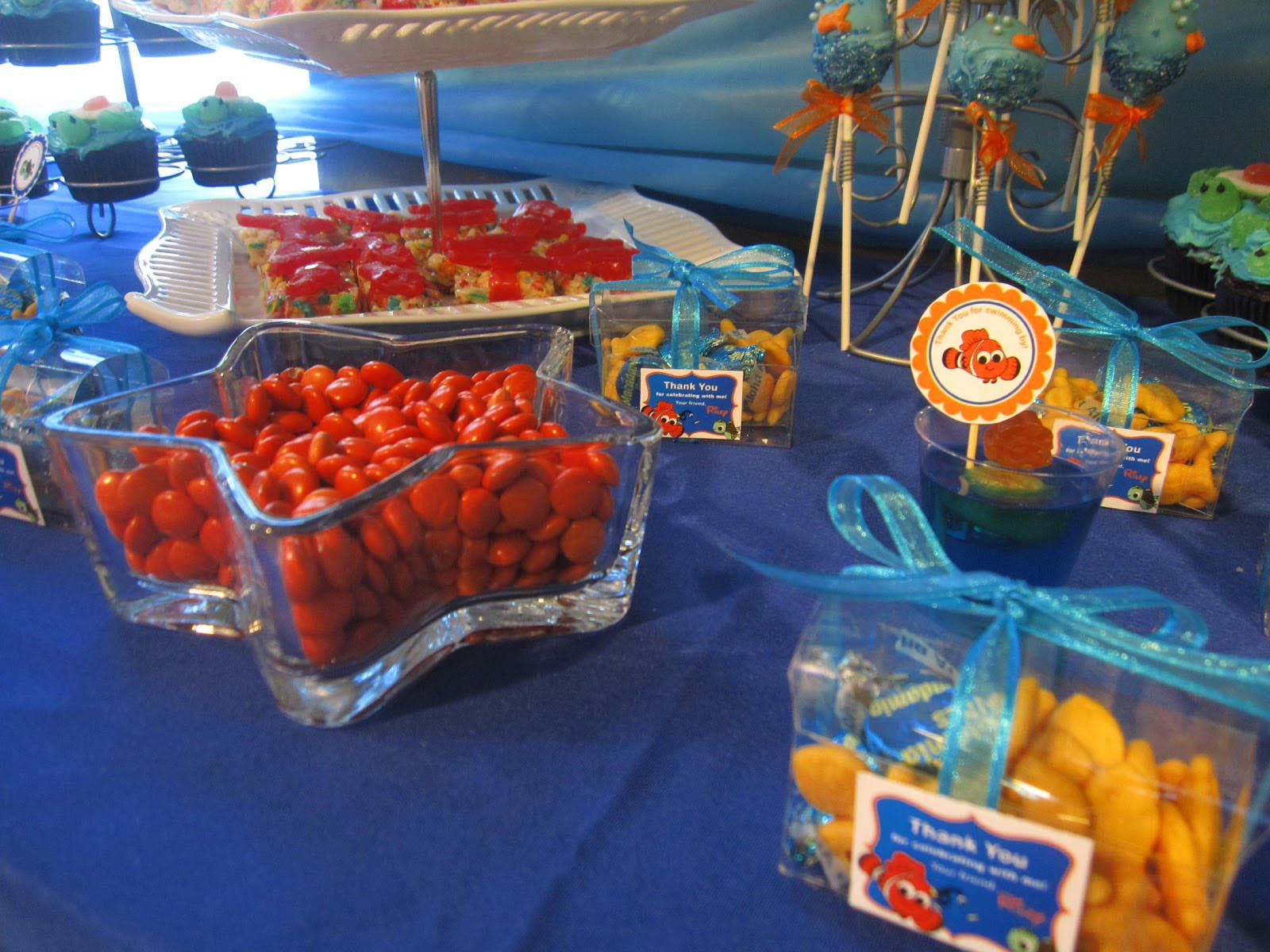 Finding Nemo Party Food Ideas
 Travel in the Ocean at a Nemo Birthday Party