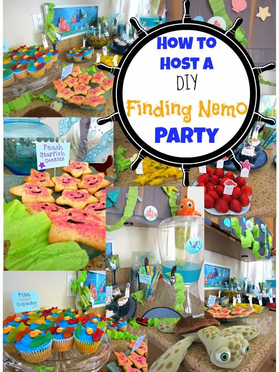 Finding Nemo Party Food Ideas
 How To Host DIY a Finding Nemo Party DisneySide Raising