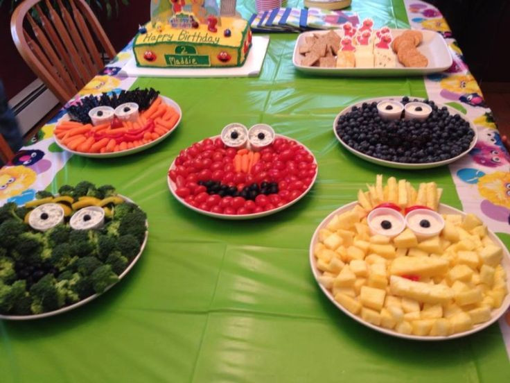 Finger Food Ideas For Toddler Birthday Party
 Healthy Sesame Street finger foods