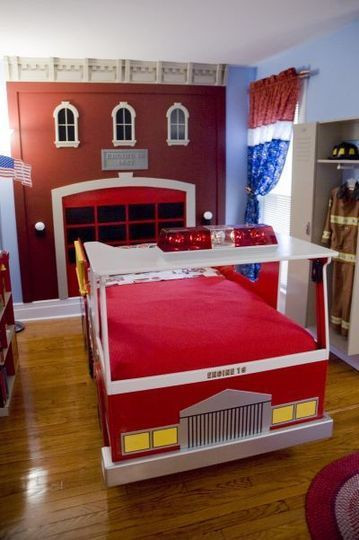 Fire Truck Kids Bedroom
 Built By Dad Some of our Favorite Projects