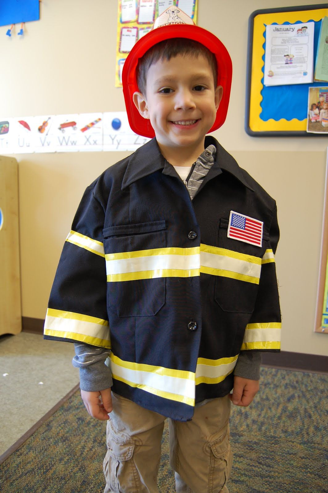 Firefighter Costume DIY
 diy kids firefighter costume Google Search
