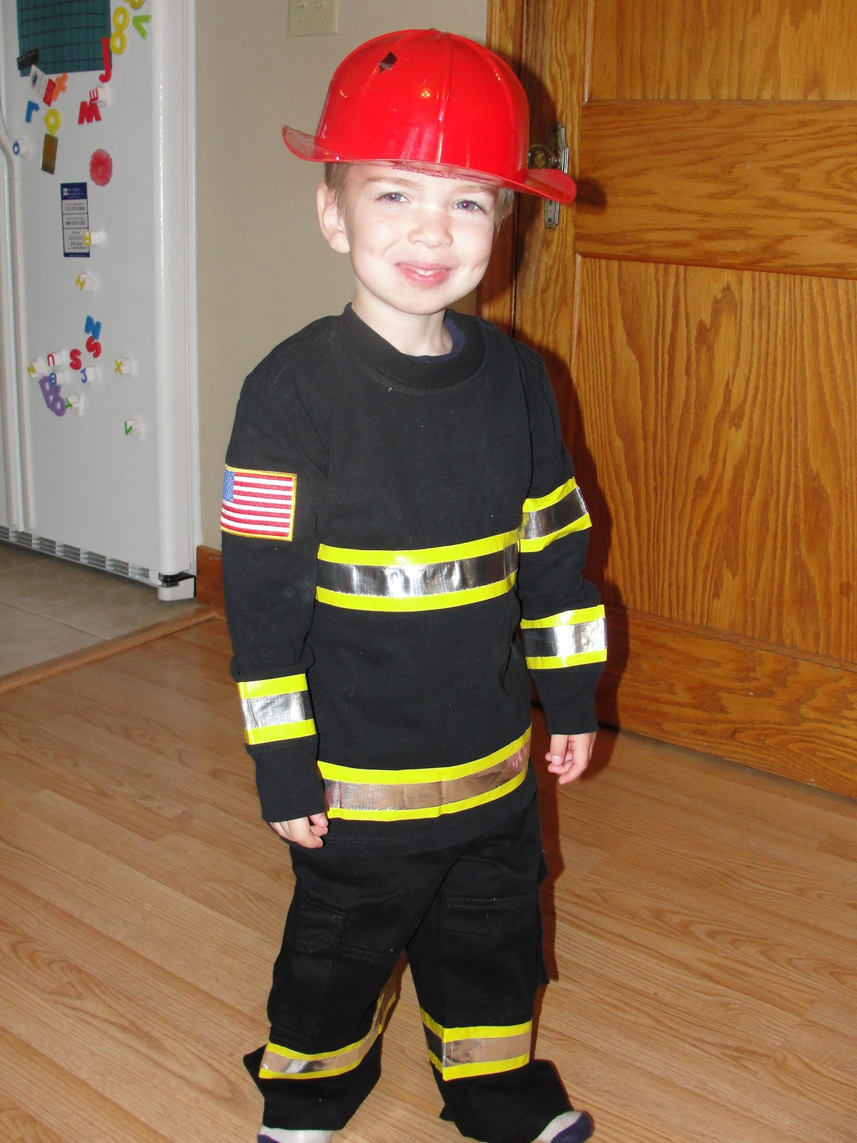 Firefighter Costume DIY
 Sweet Elder Halloween Costume Firefighter