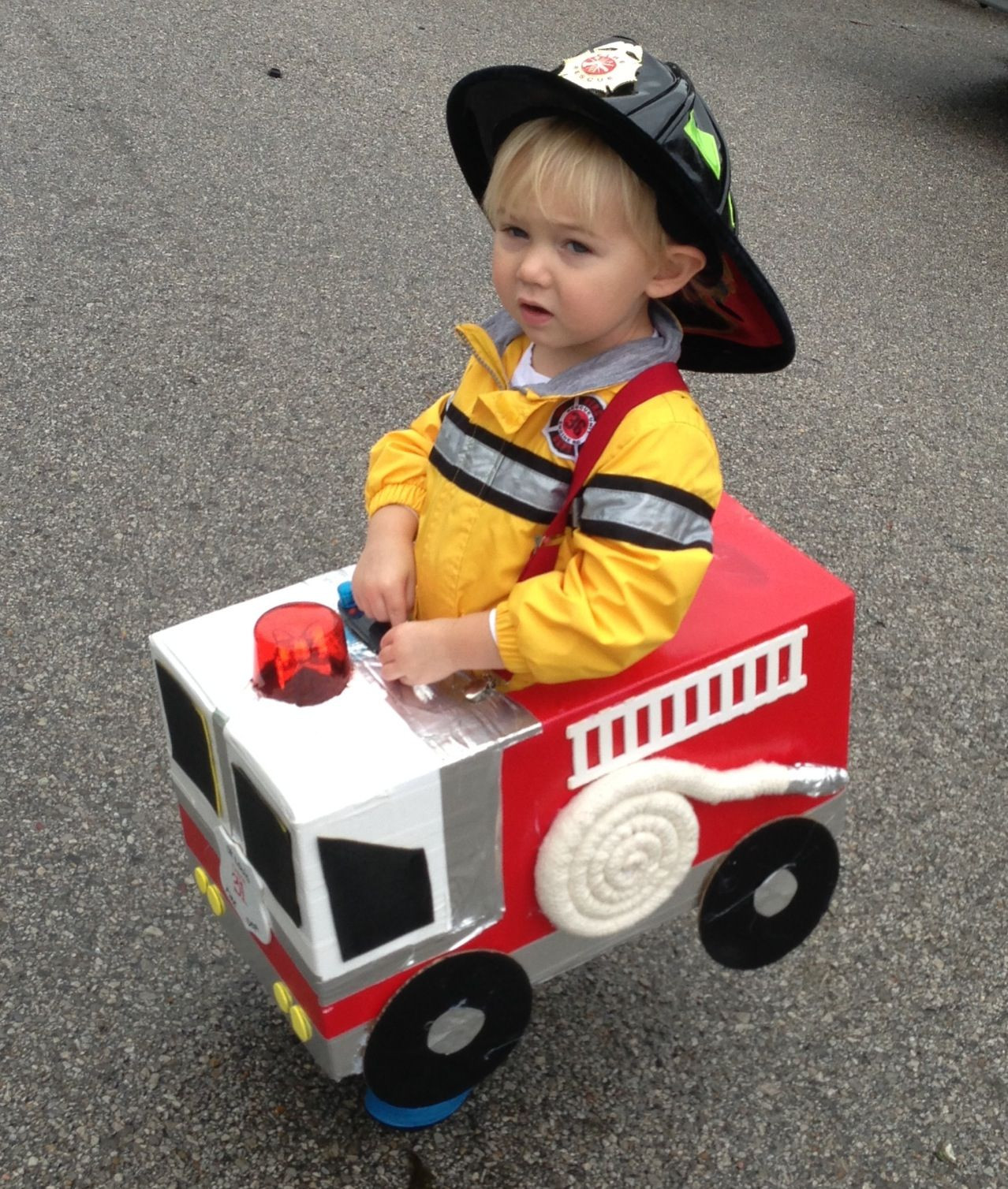 Firefighter Costume DIY
 Fireman costume …